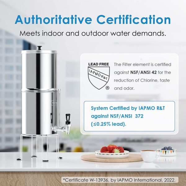 7184jqNL4L._AC_SL1500_ Waterdrop Gravity-fed Water Filter System review NSF Certified for Clean Alkaline Water
