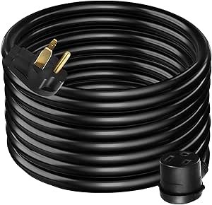 718XAxCpqSL.__AC_SX300_SY300_QL70_ML2_ VEVOR 30 Amp 50ft Welder Extension Cord Review Durable Power Solution for Welding