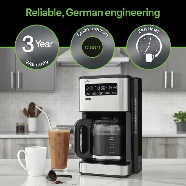 Braun PureFlavor Coffee Maker Review Fast Brewing with Bold and Ice Options