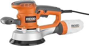 Ridgid R2611 Random Orbit Sander review powerful tool for smooth finishes