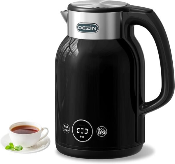 DEZIN Electric Kettle 8856 Review Best Stainless Steel Option for Tea and Coffee