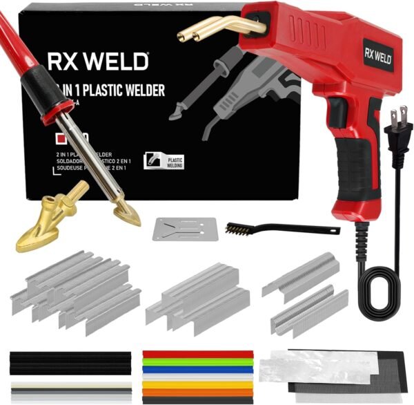 RX WELD Plastic Welder RX100GK-A review Best welding kit for car bumper repair