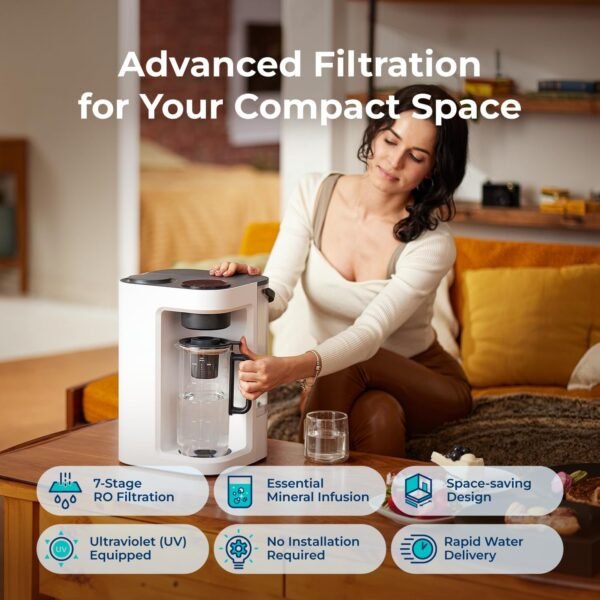 71HFcslO6iL._AC_SL1500_ Bluevua RO100ROPOT-Lite UV Reverse Osmosis System review 7-stage countertop water filter tested