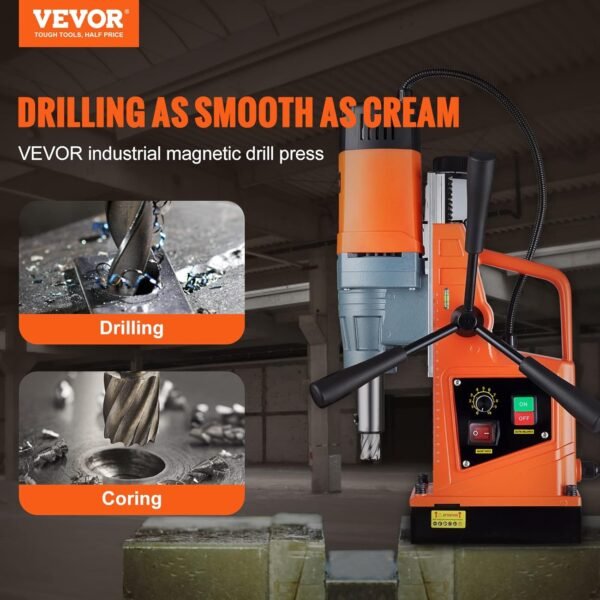 VEVOR Magnetic Drill Review Powerful 1550W Portable Electric Mag Drill Press