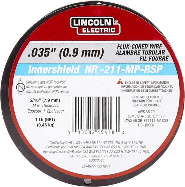 71Ie4tJulVL._AC_SL1500_ Comprehensive review of Lincoln Electric MIG Welding Wire NR-211-MP.035 Spool 2 Pack