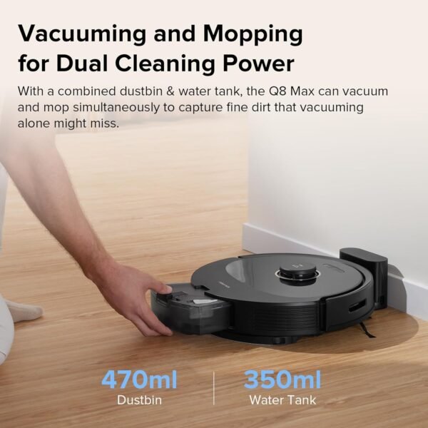 71KdZOhFaL._AC_SL1500_ Roborock Q8 Max Robot Vacuum and Mop review powerful cleaning with 5500Pa suction