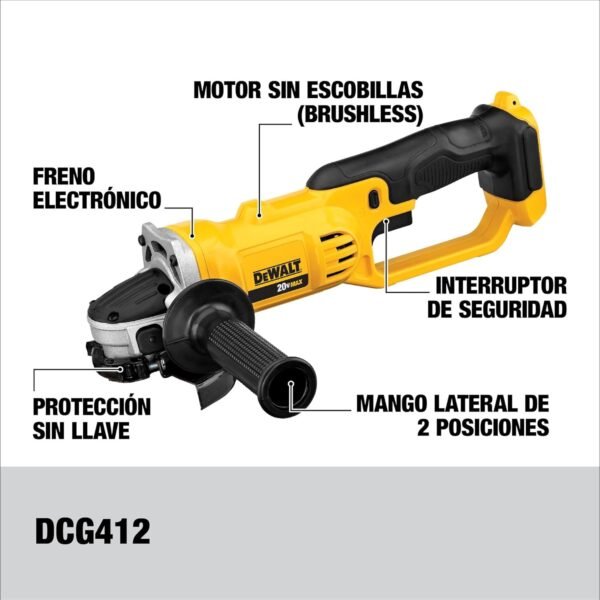 DEWALT DCG412B Angle Grinder review powerful cordless tool for tough jobs
