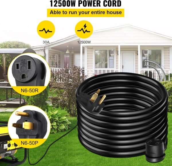 71LiylRR5hL._AC_SL1500_ VEVOR 30 Amp 50ft Welder Extension Cord Review Durable Power Solution for Welding