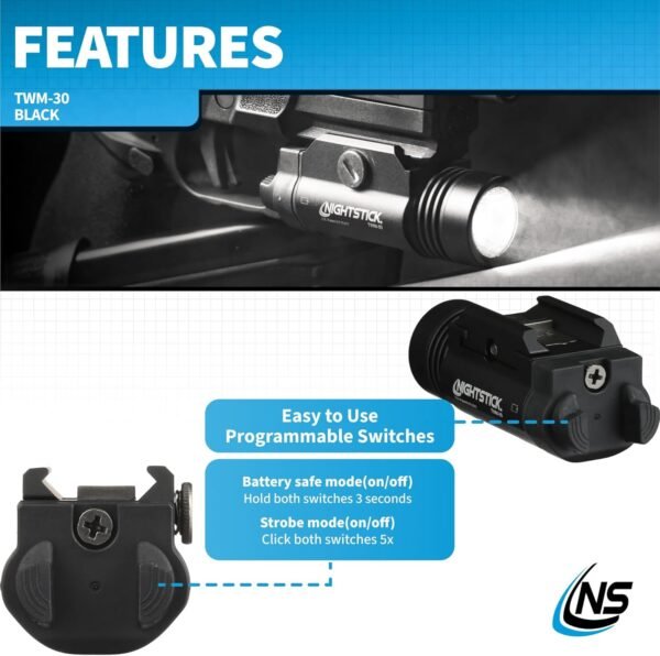 Nightstick TWM-30 tactical flashlight review with high lumen brightness and durable design