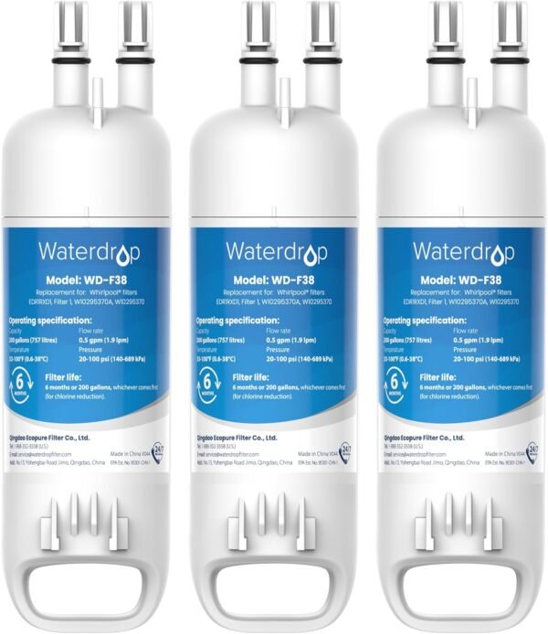 Comprehensive review of Waterdrop WD-F38 refrigerator water filter for clean, fresh drinking water