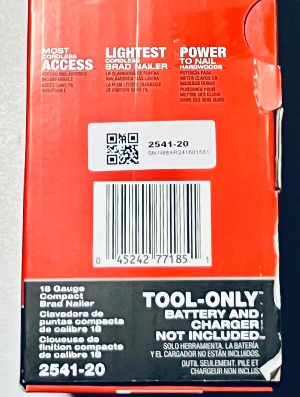 71WeMzpZEkL._AC_SL1500_ Milwaukee M12 FUEL 18-Gauge Brad Nailer Review Lightweight Cordless Power Tool for Precision