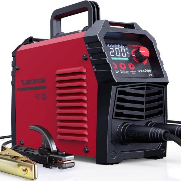 71Z-Y57SpgL._AC_SL1500_ ARCCAPTAIN Stick Welder ARC200 Review Lightweight 200A Welding Machine with Synergic Control