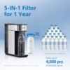71ZCyOG89IL._AC_SL1500_ Philips Countertop Reverse Osmosis Water Filter Dispenser Review Compact Design and NASA-Tested Filtration