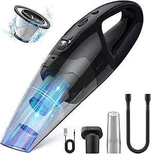 BSRCO Handheld Vacuum Cordless Review Compact Design with HEPA Filter and USB Charging