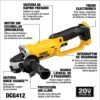 DEWALT DCG412B Angle Grinder review powerful cordless tool for tough jobs
