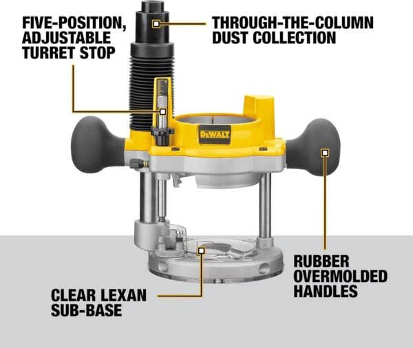 71alWrLi05L._AC_SL1500_ DEWALT DW618PKB Router Review Fixed and Plunge Base Kit for Professionals
