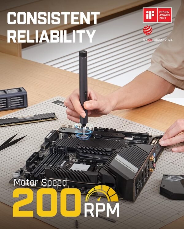 71drWsA7xEL._AC_SL1500_ Fanttik E1 Max Electric Screwdriver Review Compact Precision Tool with 50 Magnetic Bits