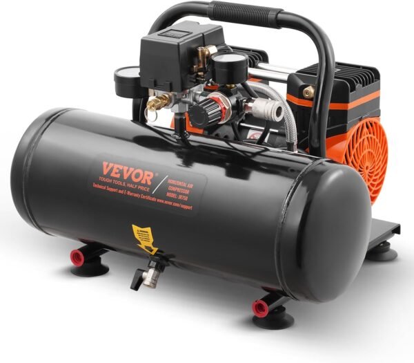 71h66LSSOL._AC_SL1500_ VEVOR 2 Gallon Air Compressor Review Quiet Portable Performance for Tire Inflation and More