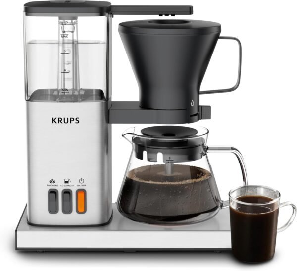 KRUPS Blooming Aroma Coffee Brewer review SCA-Certified drip machine for rich flavor