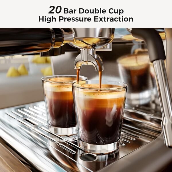 Kismile espresso machine review with grinder and frother perfect for home brewing