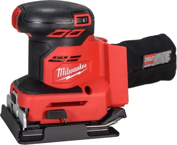 Milwaukee M18 2649-20 Orbital Sander review highlighting performance, comfort, and dust control