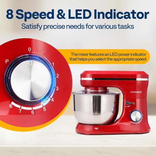 71nLhKTh0wL._AC_SL1500_ VIVOHOME Stand Mixer Review 4.75 Quart Kitchen Electric Mixer with 8 Speeds