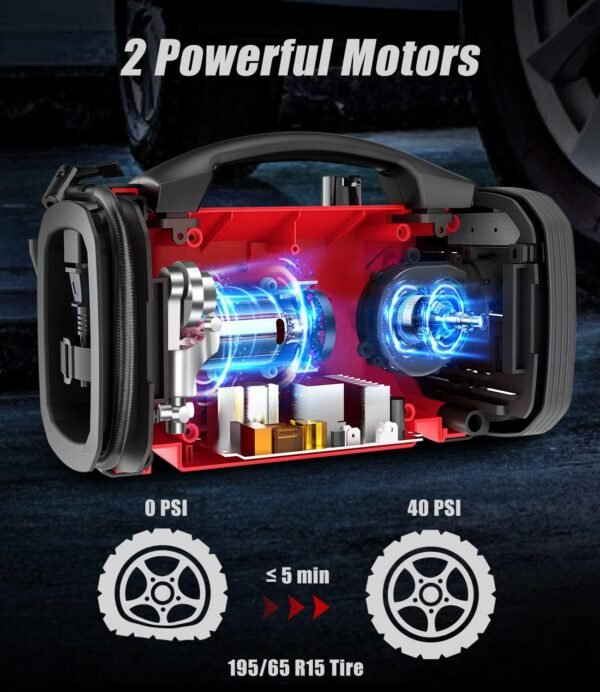 71onE-88mRL._AC_SL1500_ Review of Avid Power Tire Inflator ACAP328 Portable Air Compressor for Cars and More