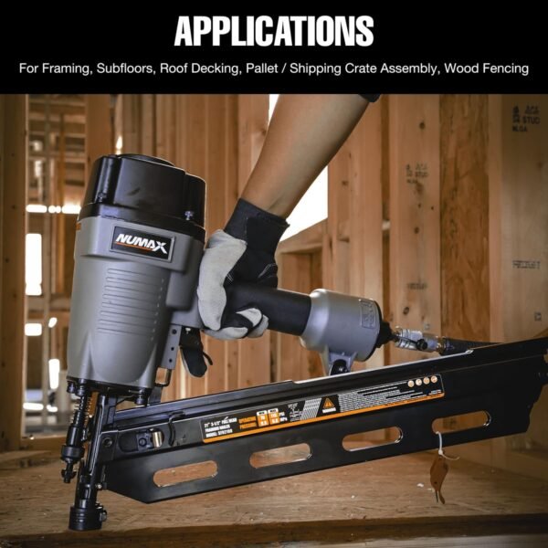 71rtBTHXaaL._AC_SL1500_ NuMax SFR2190 Framing Nailer Review Durable Pneumatic Tool for Construction Projects