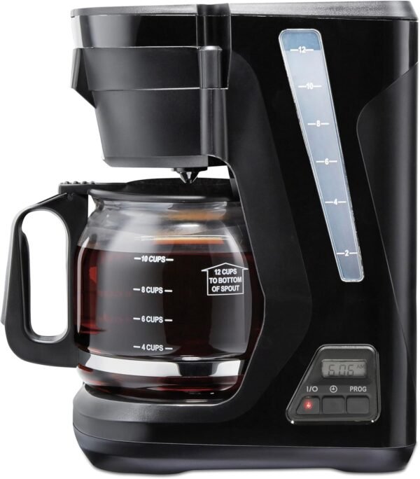 Proctor Silex FrontFill Coffee Maker Review Compact Programmable Drip Machine with 12-Cup Capacity