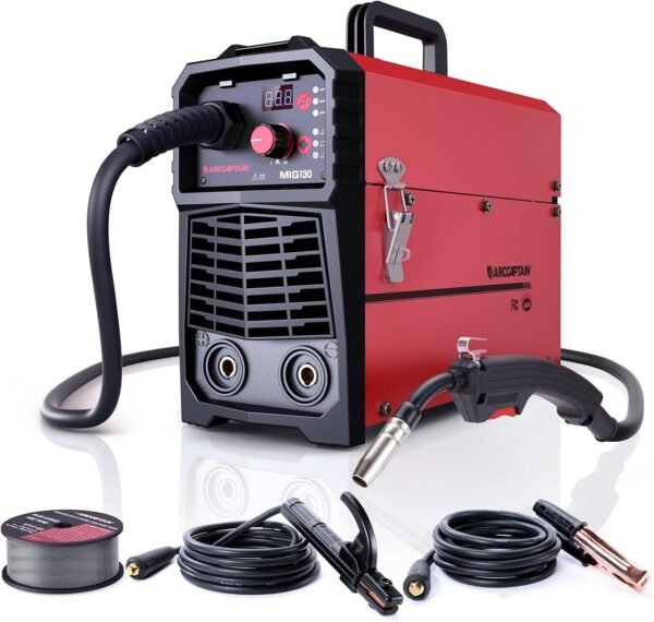 ARCCAPTAIN MIG130 Flux Core Welder Review Portable 3-in-1 Welding Machine Insights