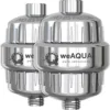 WeAQUA showerhead filter review 2024 uncovering hard water and chlorine removal efficiency