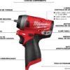 Milwaukee M12 Fuel Cordless Impact Wrench 2554-20 Review Compact Power and Performance