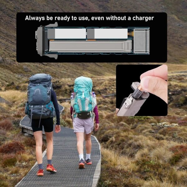 815nHEYogbL._AC_SL1500_ RovyVon E30 Tactical Flashlight Review Compact Dual Power System with 2600 Lumen Proximity Sensor