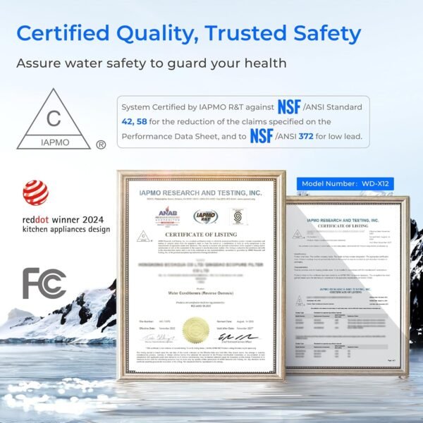 Waterdrop WD-X12-Alkaline reverse osmosis system review 1200 GPD tankless filtration