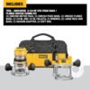 81CUa54kEyL._AC_SL1500_ DEWALT DW618PKB Router Review Fixed and Plunge Base Kit for Professionals