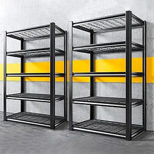 REIBII garage shelving review heavy duty adjustable metal shelves 3000lbs storage unit