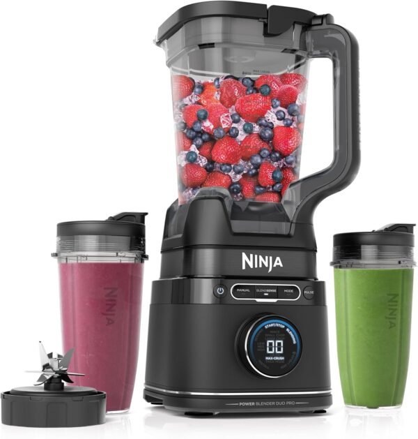 Ninja TB301 Power Blender review featuring BlendSense technology for smoothies and versatile kitchen use
