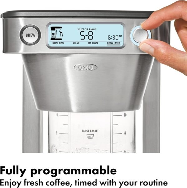 OXO Brew 12-Cup Coffee Maker review programmable design with podless single-serve feature
