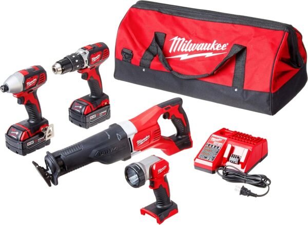 81UNxc01ZWL._AC_SL1500_ Milwaukee M18 Cordless Combo Tool Kit Review Powerful Performance for DIY Enthusiasts