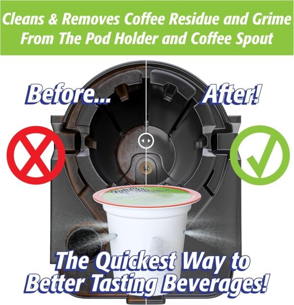 81VOO0S38BL._AC_SL1500_ Review of Quick & Clean Keurig Cleaning Pods for Coffee Machine Maintenance