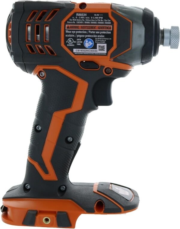 Ridgid R86034 Impact Driver Review Compact 18V Power Tool with 1750 Torque