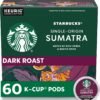 Starbucks Sumatra Dark Roast Coffee K-Cups Review Bold Flavor and Ethical Sourcing