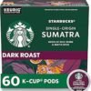 Starbucks Sumatra Dark Roast Coffee K-Cups Review Bold Flavor and Ethical Sourcing