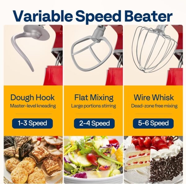 81XQQtEYCL._AC_SL1500_ VIVOHOME Stand Mixer Review Multifunctional 9-in-1 Kitchen Appliance for Baking and Cooking