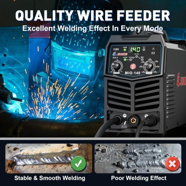 Comprehensive review of GZ GUOZHI MIG 140A 3-in-1 welder for versatile welding tasks