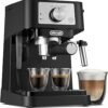 De'Longhi Stilosa Manual Espresso Machine Review Compact Design with 15 Bar Pressure