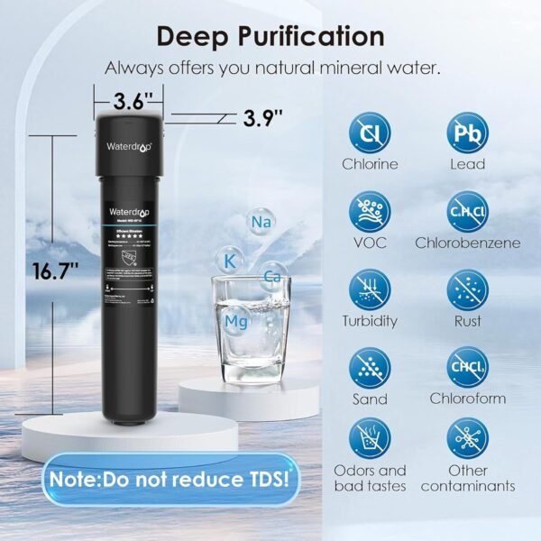 81chgbjVWL._AC_SL1500_ Waterdrop 15UA under sink water filter system review for pure water