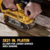 DEWALT 20V MAX Cordless Belt Sander DCW220B Review Powerful Tool for Professionals