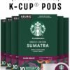 Starbucks Sumatra Dark Roast Coffee K-Cups Review Bold Flavor and Ethical Sourcing