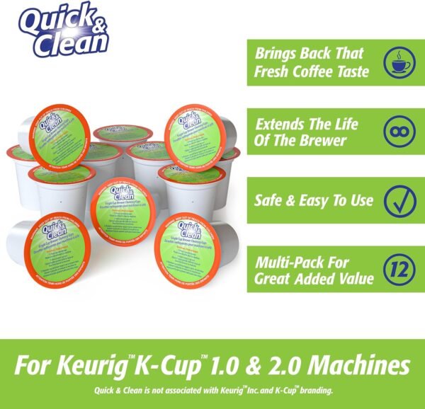 81jLWQEuLL._AC_SL1500_ Review of Quick & Clean Keurig Cleaning Pods for Coffee Machine Maintenance